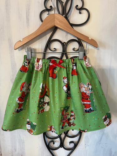 Lime Retro Holiday Skirt