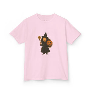Kids Halloween Witch Tee Brunette