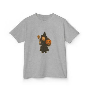 Kids Halloween Witch Tee Brunette