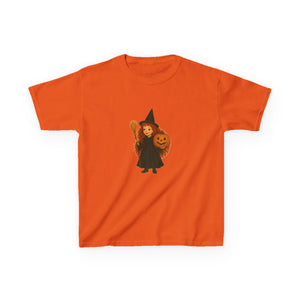 Kids Halloween Witch Tee Red Head