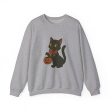 Load image into Gallery viewer, Adult Black Cat Sweatshirt