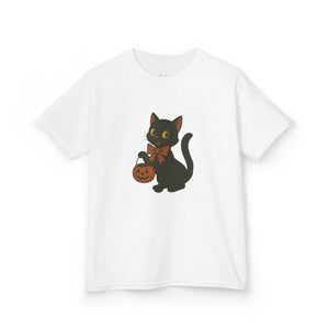 Youth Halloween Cat Tee