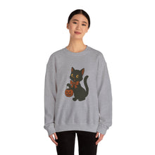 Load image into Gallery viewer, Adult Black Cat Sweatshirt
