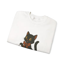 Load image into Gallery viewer, Adult Black Cat Sweatshirt