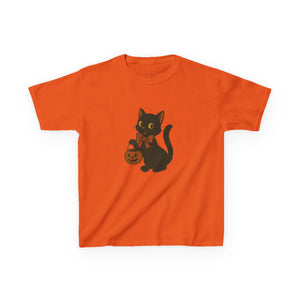 Youth Halloween Cat Tee
