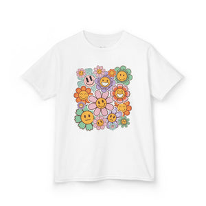 Emoji Flowers Kids Heavy Cotton™ Tee