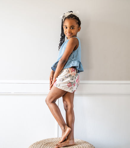 Vintage Floral Lounge Shorts