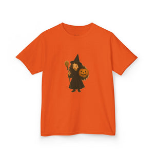 Kids Halloween Witch Tee Brunette
