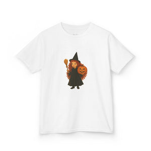 Kids Halloween Witch Tee Red Head