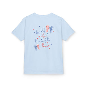 Patriotic Kids T-Shirt - 'Land of the Free' Design