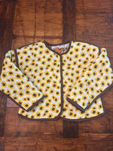 Load image into Gallery viewer, Fall Patchwork Jacket Reversible 6/7Y