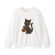 Load image into Gallery viewer, Adult Black Cat Sweatshirt