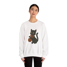 Load image into Gallery viewer, Adult Black Cat Sweatshirt