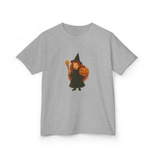 Load image into Gallery viewer, Kids Halloween Witch Tee Red Head