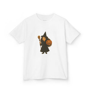 Kids Halloween Witch Tee Brunette