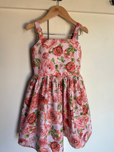 Pink Roses 6/7Y