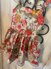 Load image into Gallery viewer, Garden Floral Tunic Top 6/7Y OOAK