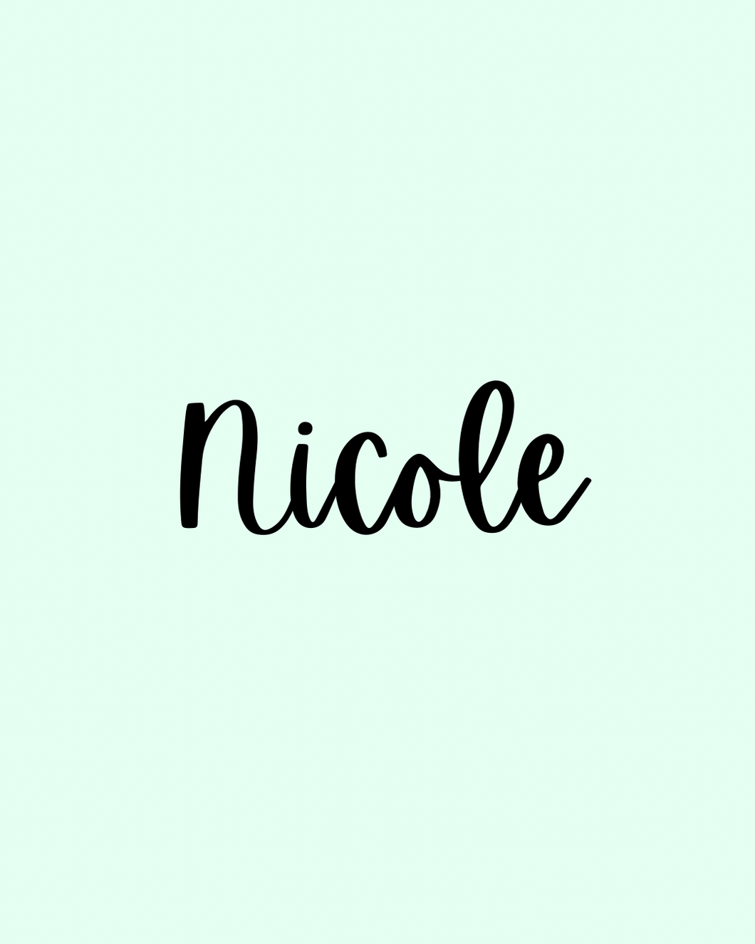 Nicole (6-7Y Team Order)
