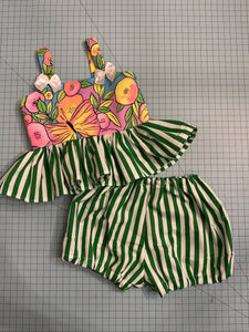 Green Bright 2 Piece Set 2/3T
